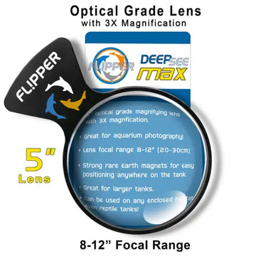 Flipper DeepSee Max - Magnified Aquarium Viewer (5’’)