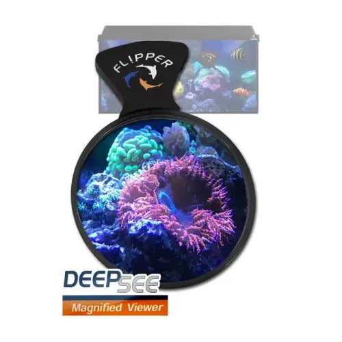 Flipper DeepSee Standard - Magnified Aquarium Viewer (4’’) - Tarvikkeet