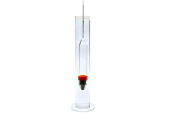 Hydrometer - 260 mm + Measuring Cylinder - Akvaariovedenhoito
