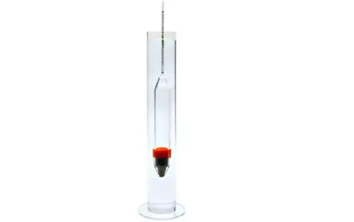 Hydrometer - 260 mm + Measuring Cylinder - Akvaariovedenhoito