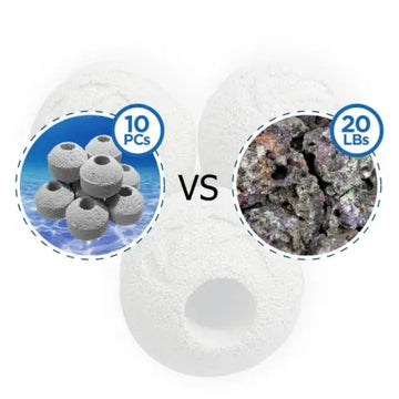 Nano Tech Bio sphere - ceramic filtration media 2kg (4800m2) - Akvaariovedenhoito