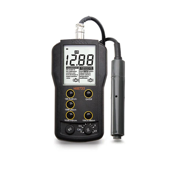 HI-8733 Portable Multi-range Conductivity Meter – Korallifarmi
