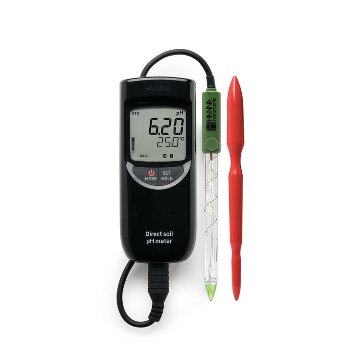 HI-99121 Waterproof pH & temperature meter for direct measurement in soil
