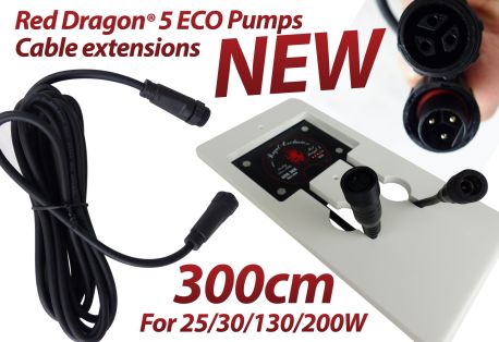 Extension-Cable for Red Dragon® 5 ECO RD5 130/200W Circulation pump
