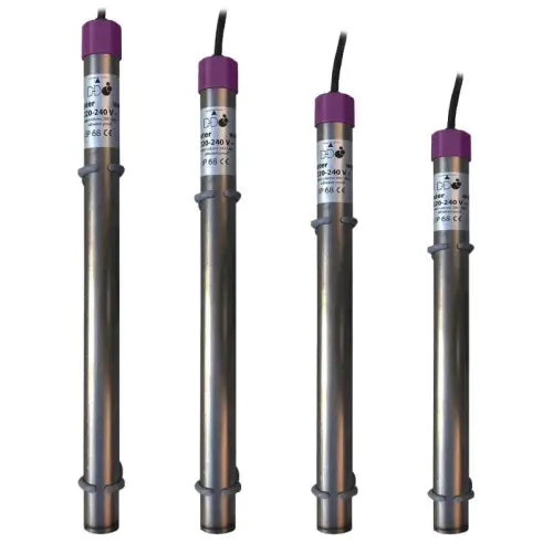 D-D Titanium Heaters 150 - 600W - Akvaarion lämmönsäätimet